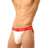 Fukker Jockstrap Fukker Blanc et Rouge
